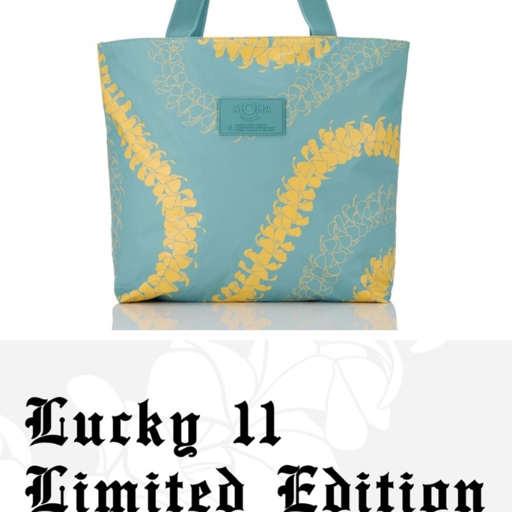 ALOHA Collection Day Tripper Tote - Blue and Yellow